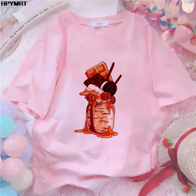 

Harajuku Kawaii Graphics T Shirt Women 2022 New Summer Short Sleeve Tshirt Funny Cartoon T-shirt Cute Top Tee Female Clothing