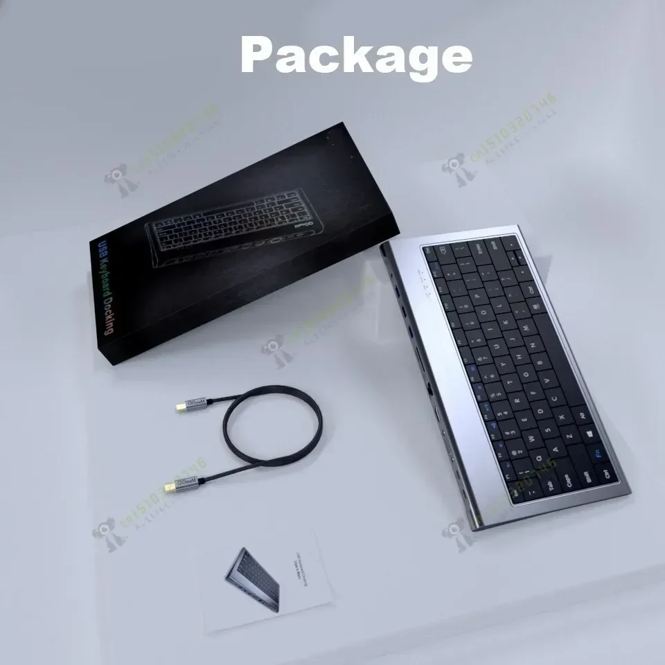 Keyboard docking 11 in 1, hub for laptop tablet phone external connection