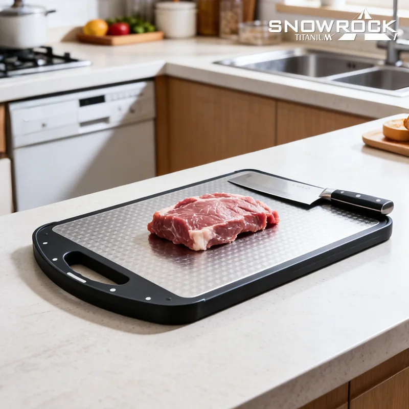 25.4cm*38.8cm Pure Titanium Wheat and Anise Composite Chopping Board/Cutting Board,Antibacterial,Durable,Kitchens Accessories
