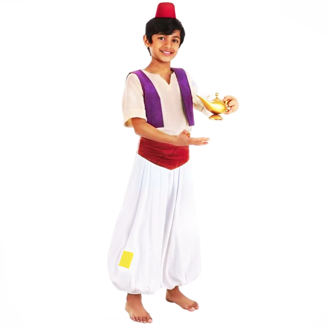 

Halloween Children's Performance Costumes One Thousand And One Nights Aladdin's Magic Lamp Prince Children's Cosplay Party