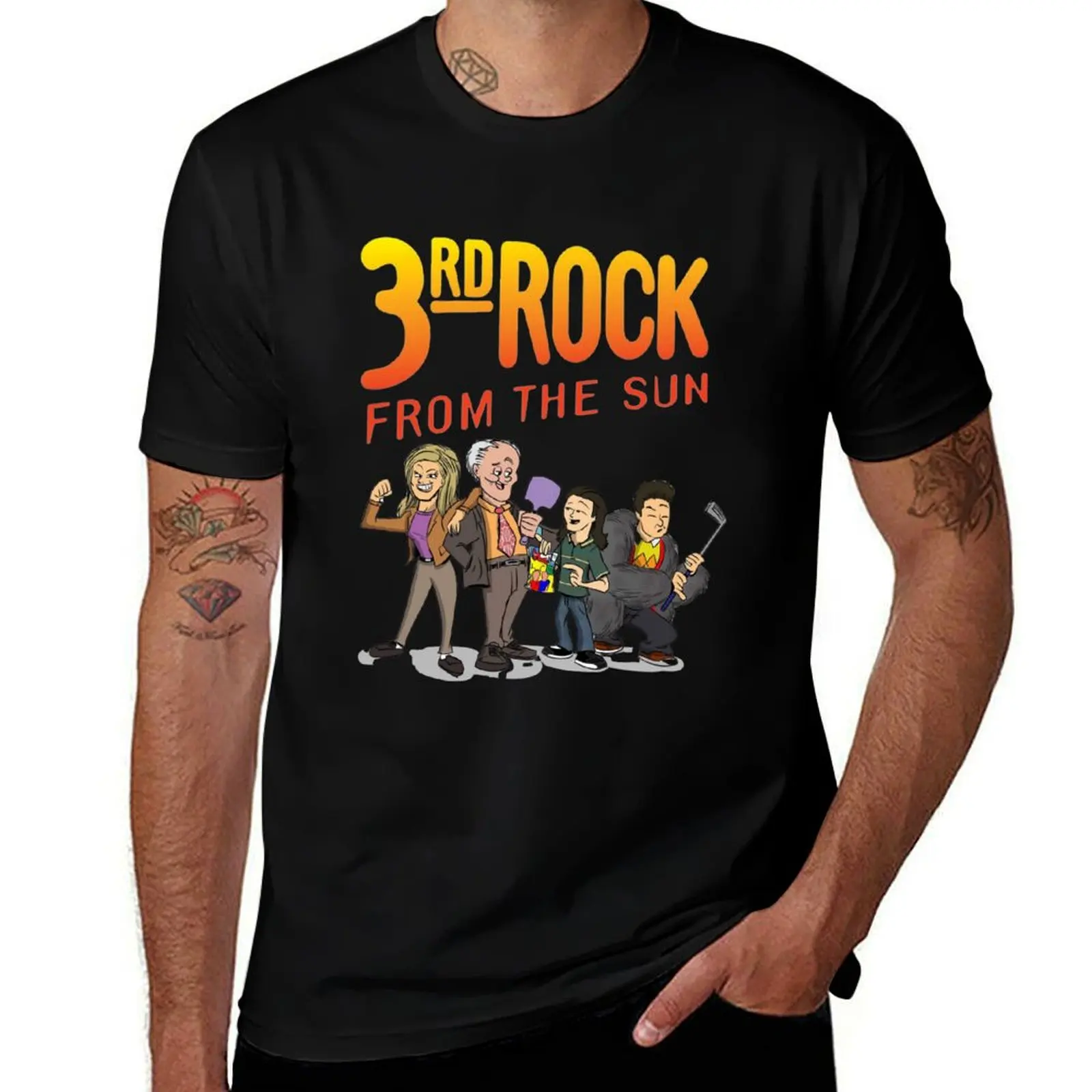 

Third rock from the sun T-Shirt cotton t shirt man T-Shirt