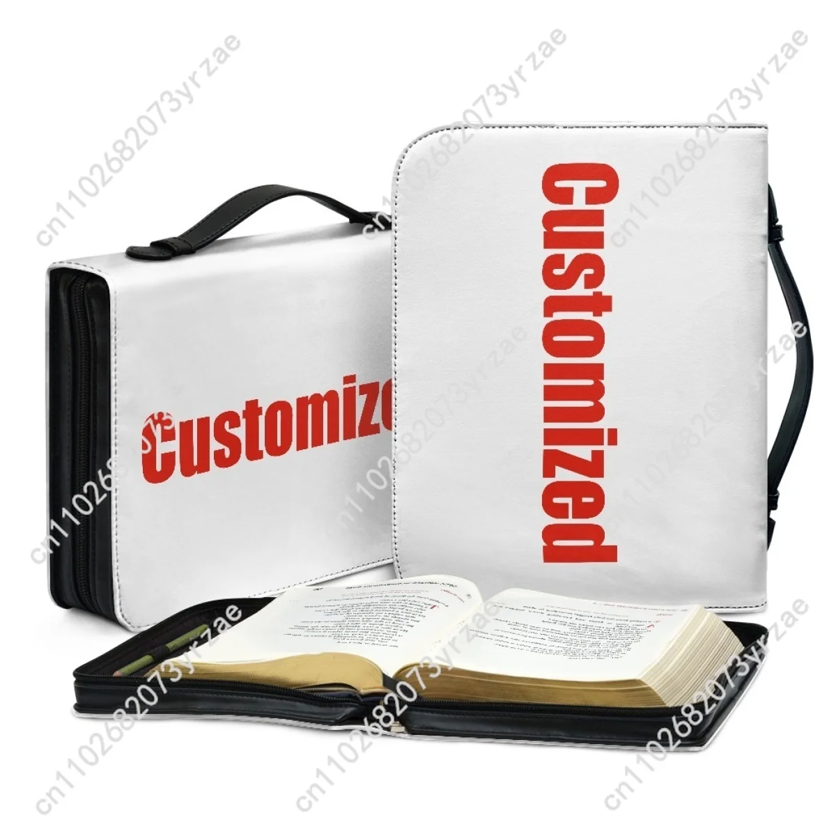 The Who Bible Bags Christian Gifts Personalized Fashion Patterns Bible Pack Waterproof Leather Bag High Quality Customized Bags