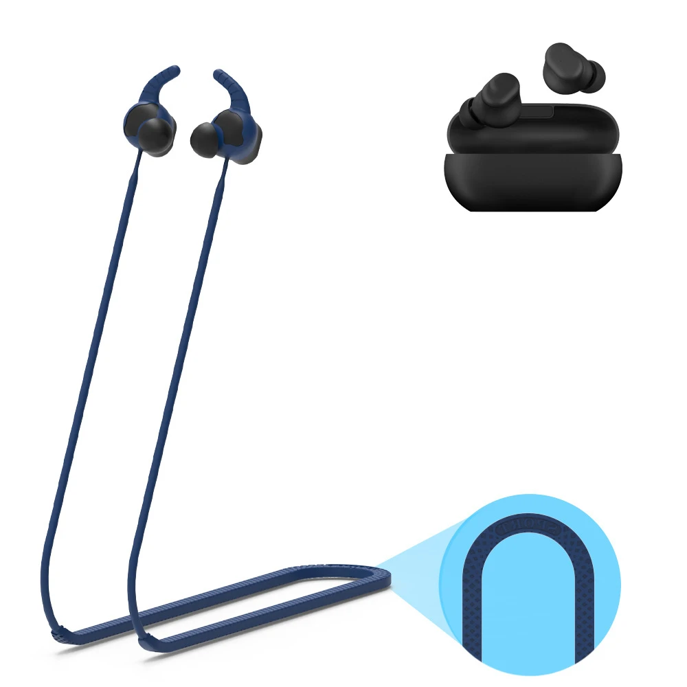 

Silicone Rope Anti-Lost Earbuds Strap Neck String Accessories Flexible Anti Loss Cord Sweatproof for Beats Solo Buds