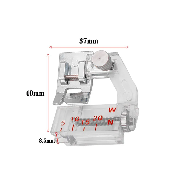Adjustable Guide Presser Foot Sewing Machine Accessories Hemming Presser Foot Household Multifunctional Electric Sewing Tools