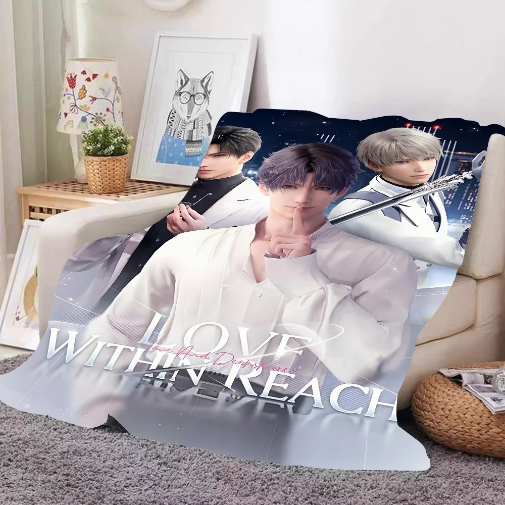 Game Love and Deepspace Sylus Blanket Design Lightweight  For Dorms, Naps, Living Room, Office,Sofa,All-Season