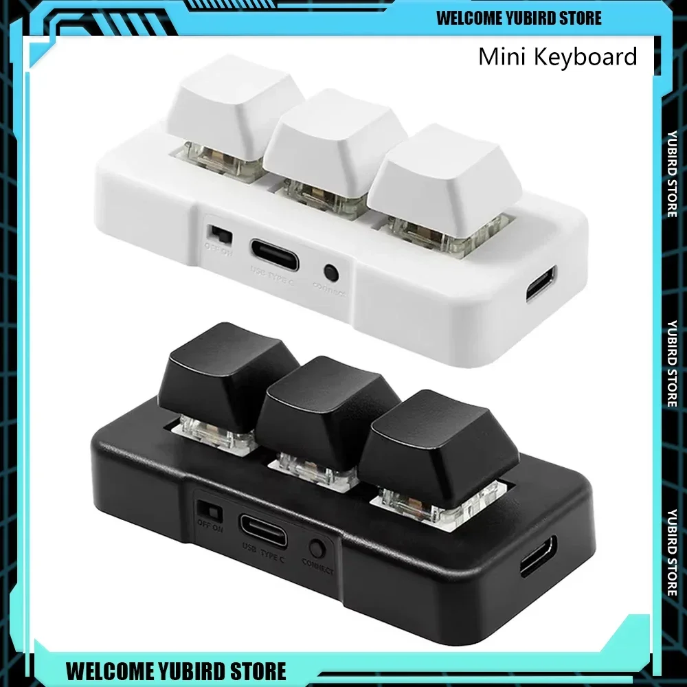 mk321BT 3-key Mini Customized Keyboard: 실용성과 휴대성의 완벽한 조화, 나만의 작업 환경을 만드는 선택