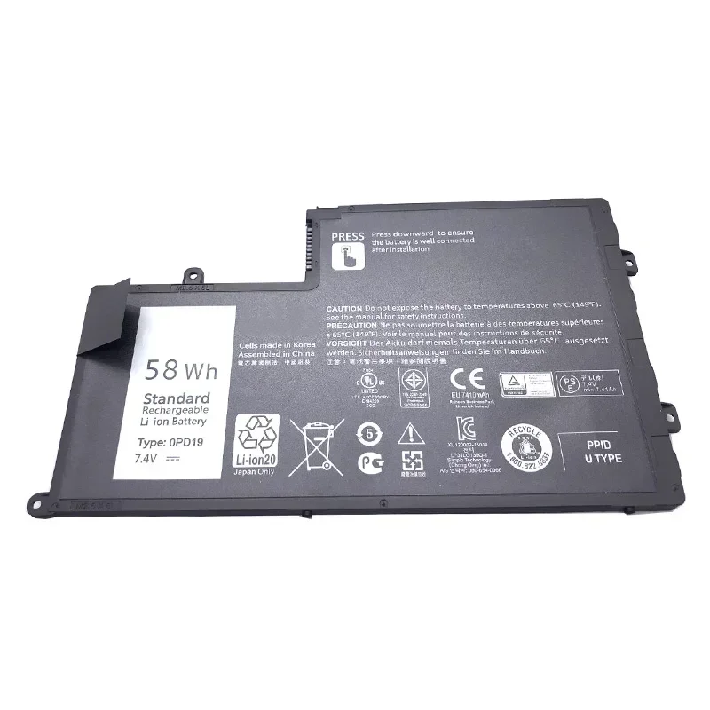 0PD19 OPD19   For  Inspiron 14 15 14-5447 15-5547 3450 3550 5448 5545 5547 5445 TRHFF 58DP4 7.4V 58WH Laptop battery