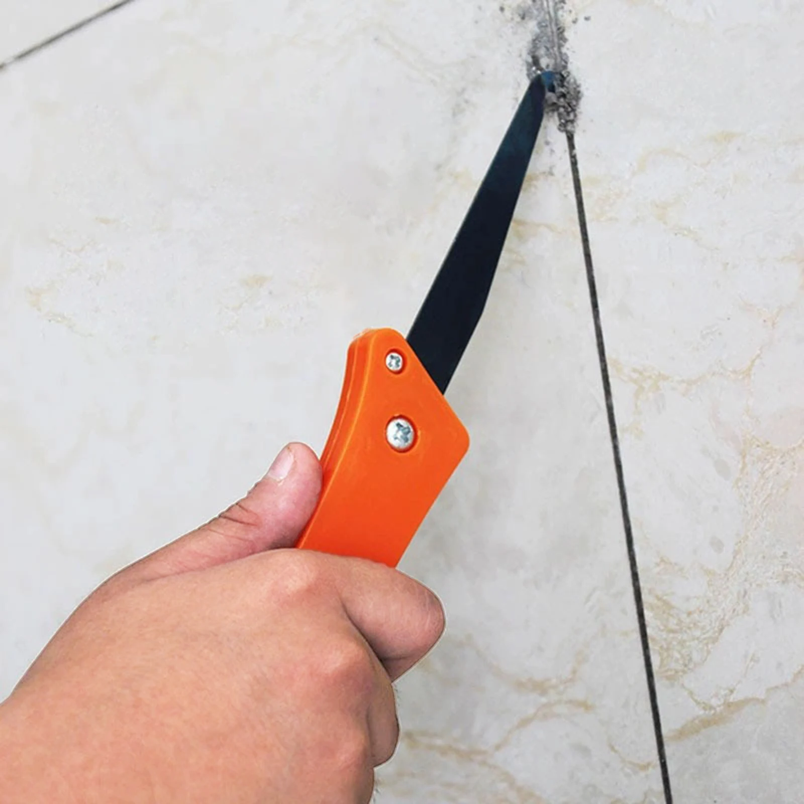 Grout Remover Tool Easy to Operate Tile Folding Seam Hook Knife Sealant Tool for Tile Cleaning