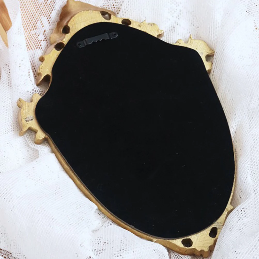 Specchio decorativo dorato vintage Specchio per il trucco da appendere squisito per bagno, camera da letto, sala da pranzo, dimensioni moderne ed eleganti per la decorazione della casa