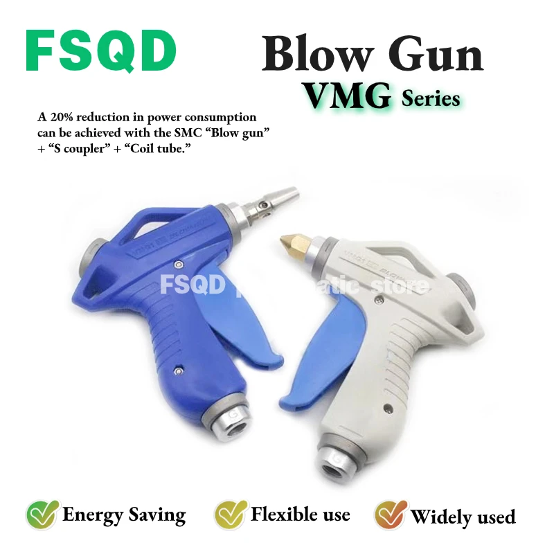 VMG11W VMG11BU VMG12W VMG12BU-02 03-01 KNL3 KNL6-06-150 200 VMG1-06-150 200-100 150 300 SMC type Blow Gun VMG Series