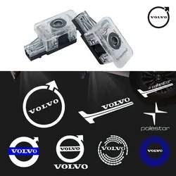 Carro levou lâmpada de boas-vindas, logotipo fantasma lâmpada, adequado para Volvo, autopeças decoração, 2pcs, 4pcs