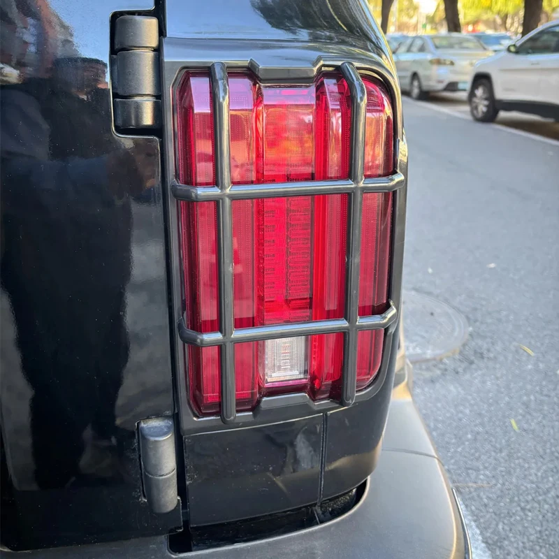 غطاء الضوء الخلفي للسيارة لخزان GWM 300 2025 ملحقات 2021 2022 2023 2024 ملصق حماية الإطار ديكور الجزء الخارجي للسيارات #2