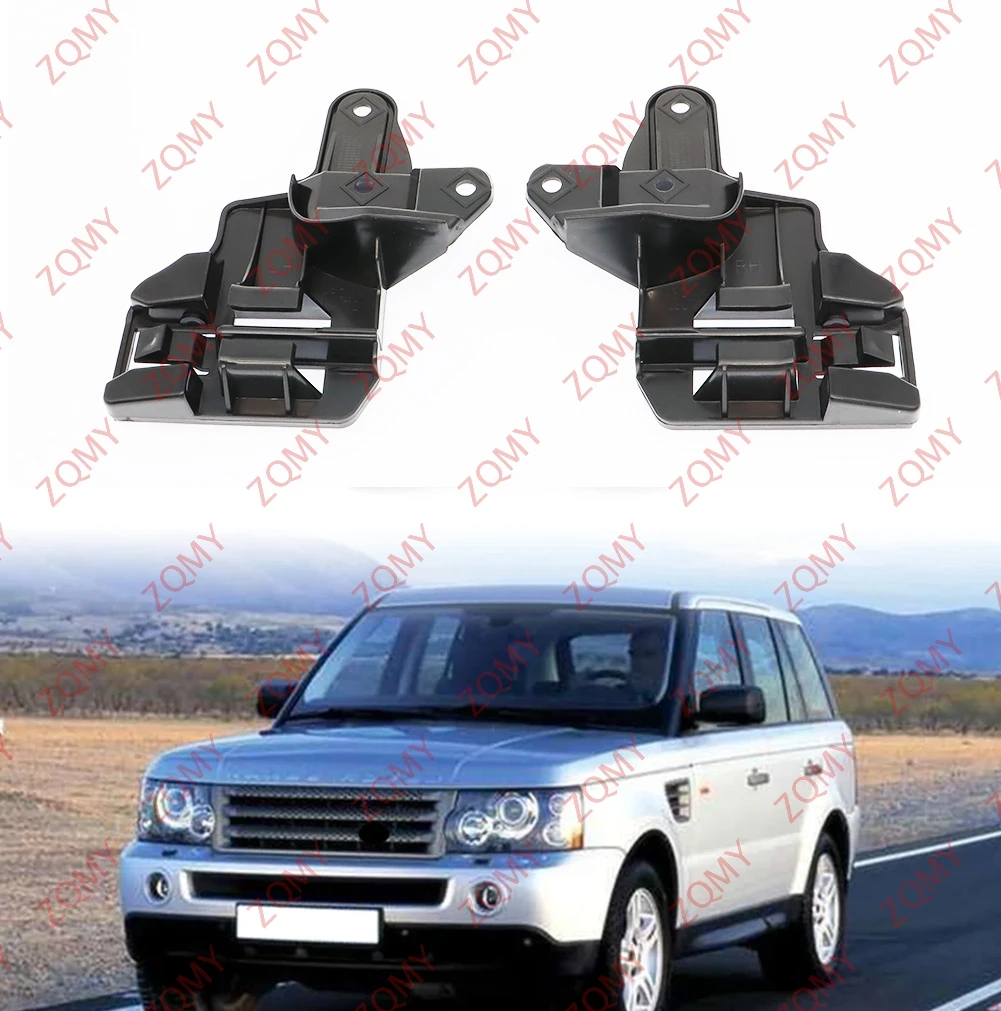 Parachoques delantero de coche, soporte de guardabarros izquierdo y derecho para Land Rover Range Rover 2006-2009, ABS, color negro, 2 piezas, DPL500070, DPL500060