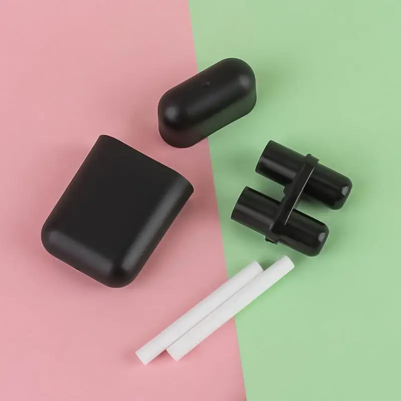 10 個の二重穴デザイン鼻吸入器スティック空のチューブ小さな鼻チューブ吸入器プラスチック眠気防止装置空のチューブ