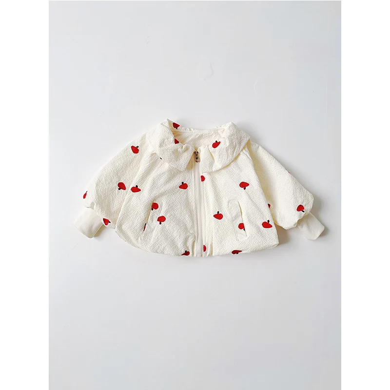 

Korean Dongdaemun High Quality Spring Autumn New Outerwear Girl Jacket Embroidery Baby Cardigan Clothes Girls From 2 To 7 Years