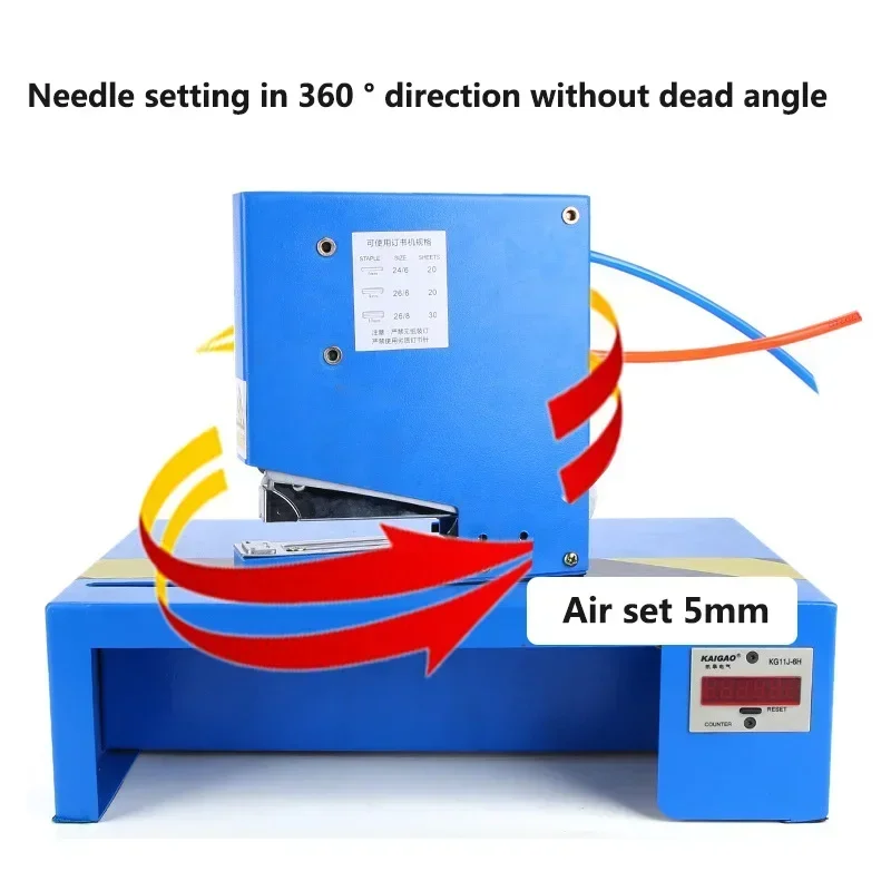 

New Double Head Intelligent Pneumatic Stapler Electric Intelligent Stapler Is Convenient And Convenient