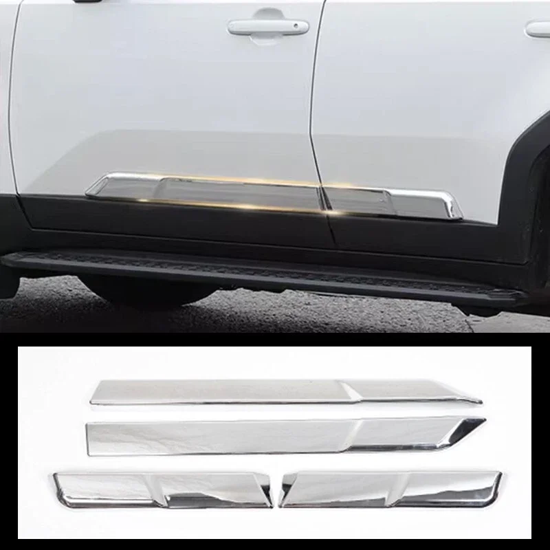 

4PCS Side Door Sill Molding Trim Bar Guard for Land Cruiser LC250 J250 2024 2025