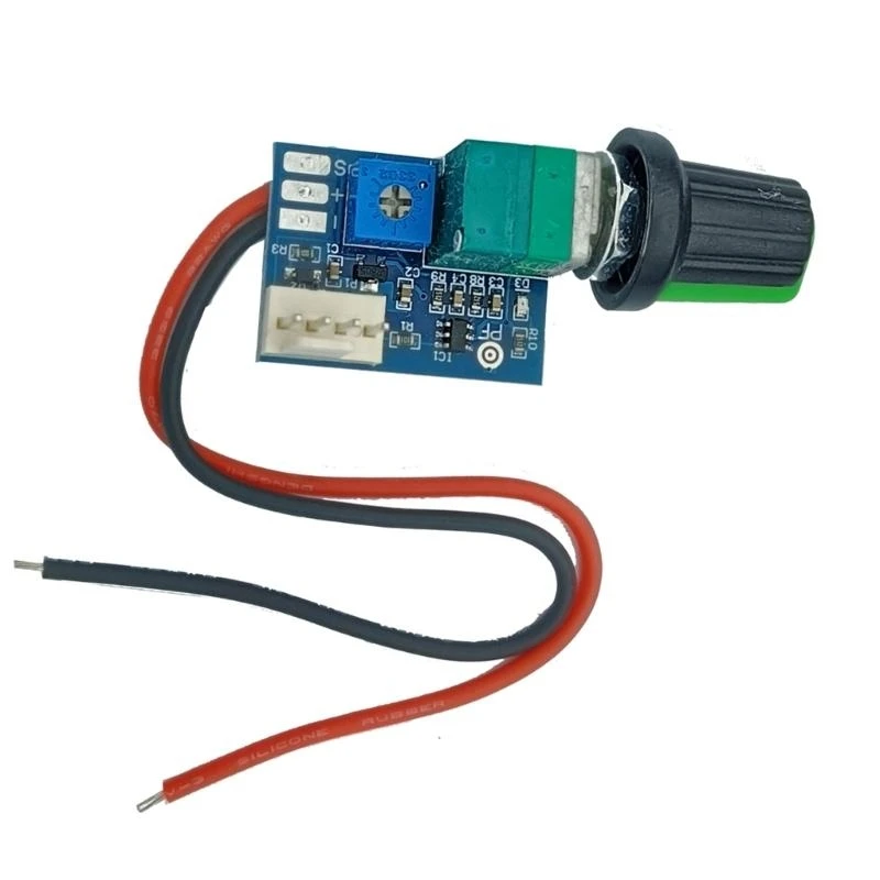12V 매뉴얼 4 와이어 PWM 팬 속도 모터 컨트롤러 보드 전기 장비 주지사 팬 모듈이있는 전기 장비