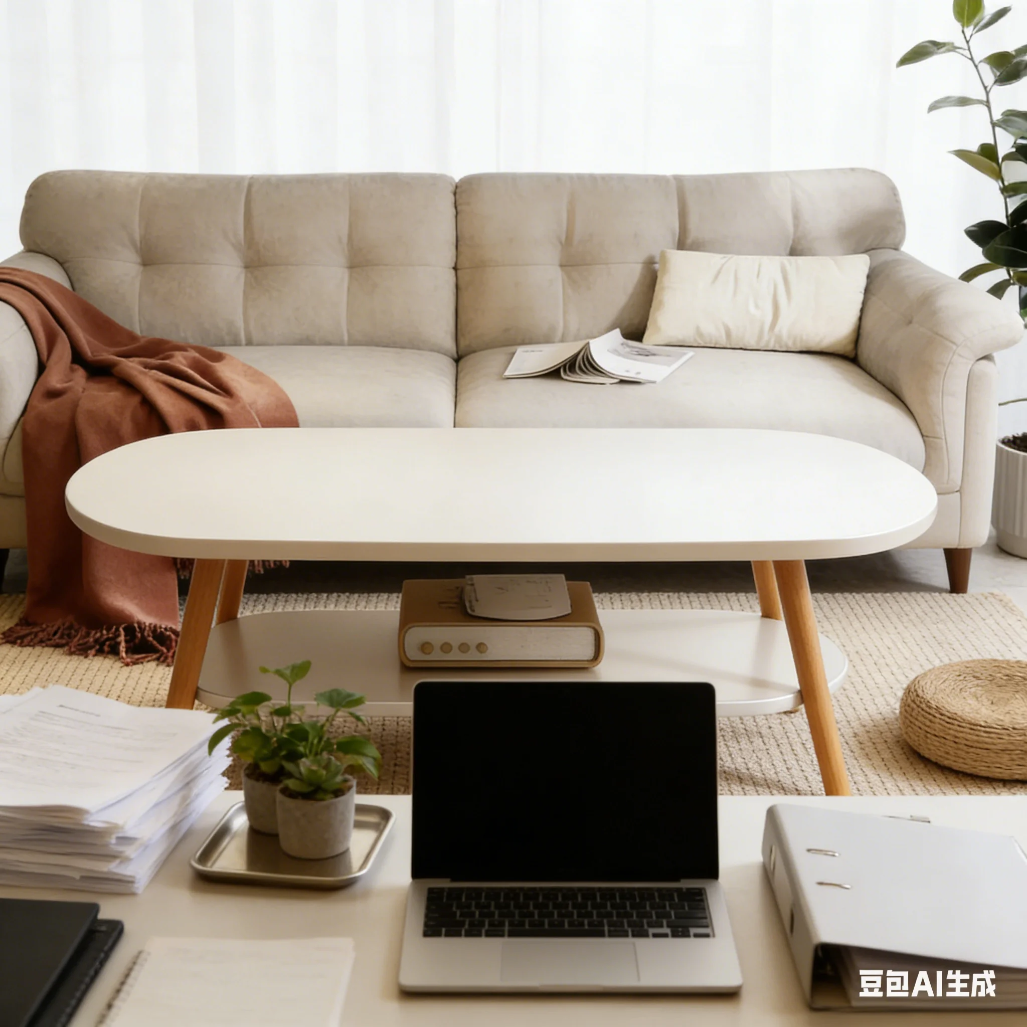 aoliviya-モダンなミニマリスト中国古典ティーテーブル、収納棚付き、リビングルームセンターコーヒーデスクソファサイドコーナースタンド用