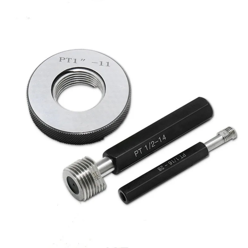 1PCS PT Taper Pipe Thread Plug Gauge Set PT1/16-28 PT1/8 PT1/2 PT1/3 PT1-11 PT3/8-19 Measuring Tool for Threads Inspection