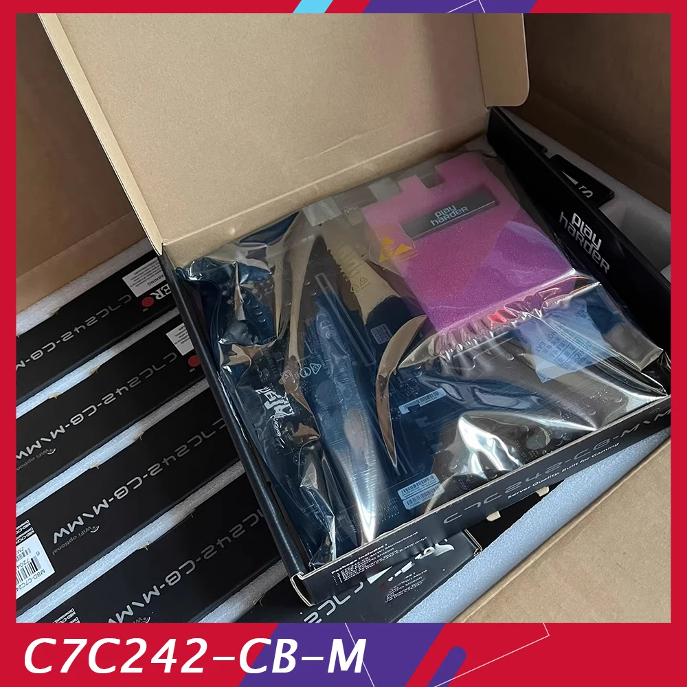Desktop Motherboard For Supermicro C7C242-CB-M C7C242-CB-MW MBD-C7C242-CB-M-O