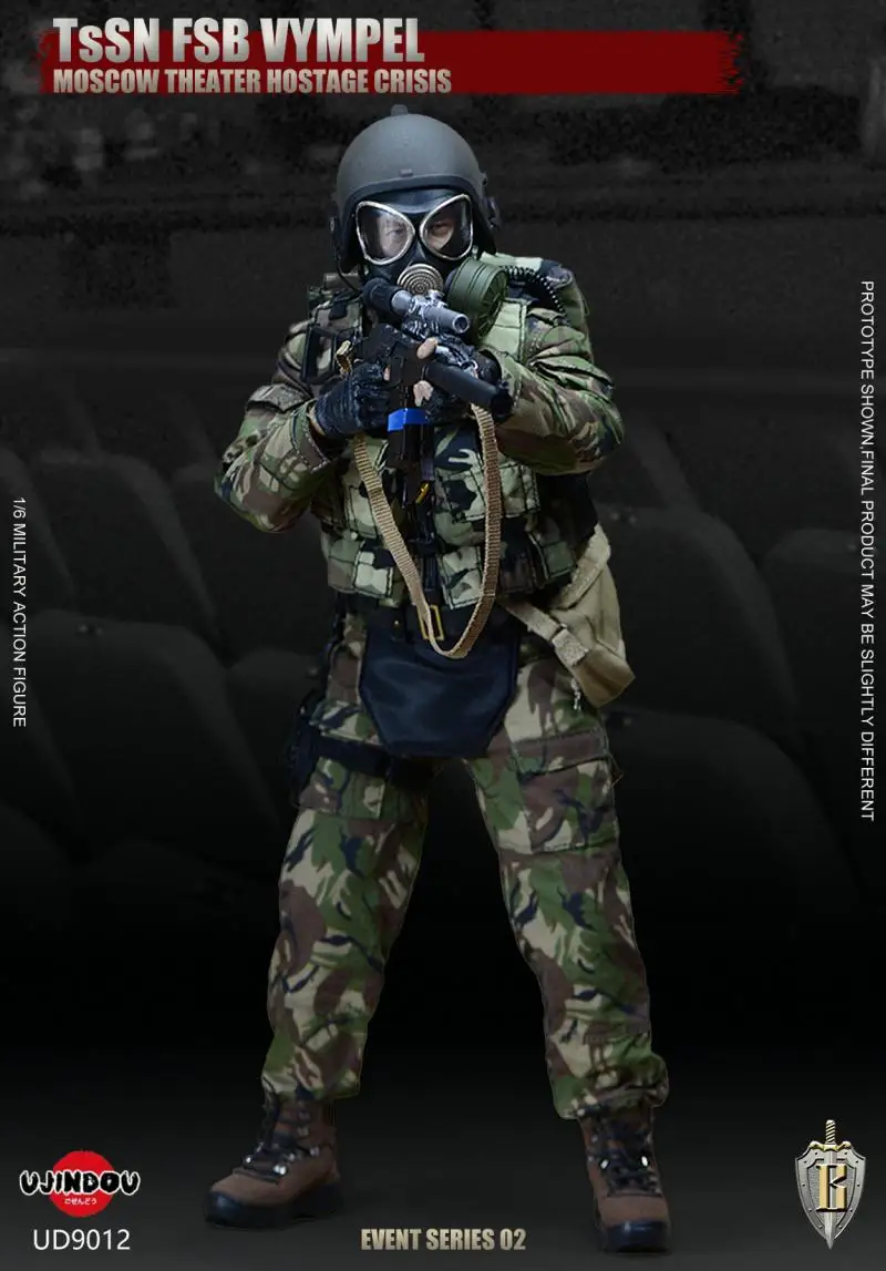 UJINDOU UD9012 1/6 Scale Male Soldier Russian Security Service Alpha Group Full Set Model 12 Inch Action Figure Collection Toys