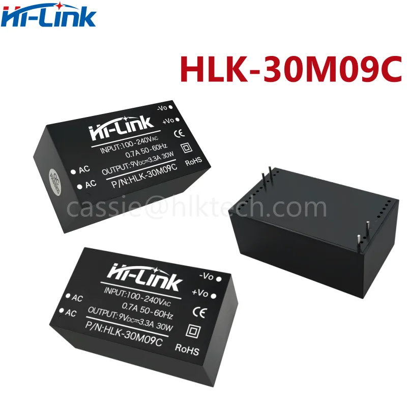 Hi-Link ACDC HLK-30M12C HLK-30M24C Изолированный регулируемый модуль питания от 220 В до 12 В, 2,5 А, 30 Вт со встроенной схемой EMC