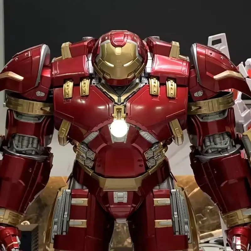 Juguetes originales Fondjoy Marvel Legends Iron Man figura de acción Mark Hulkooster Hulkbuster armadura 1/7 montaje modelo personalizado juguetes regalo