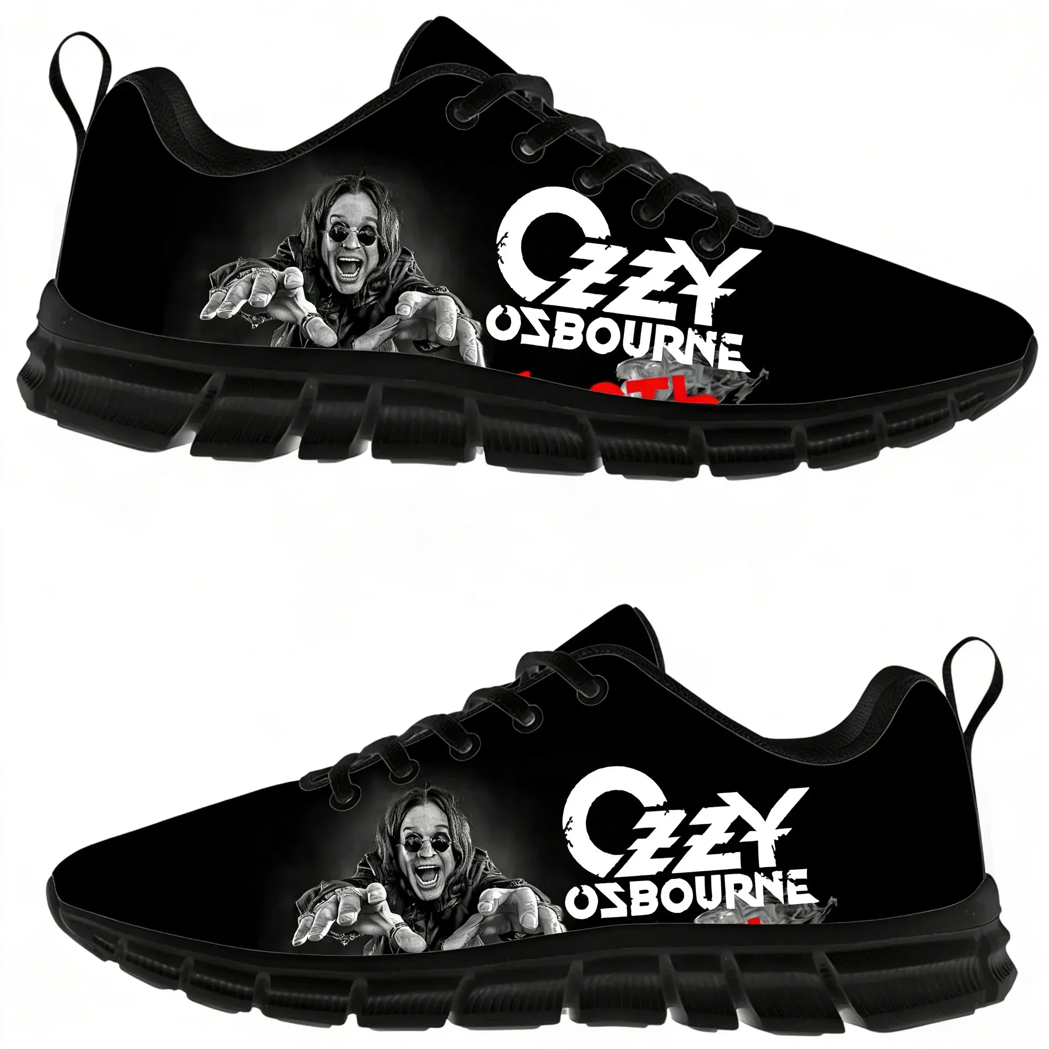 

Ozzy Osbourne Singer Flats Sports Shoes Mens Womens Running Sneakers Fashion Casual Hiking Sneaker Custom Built Shoes