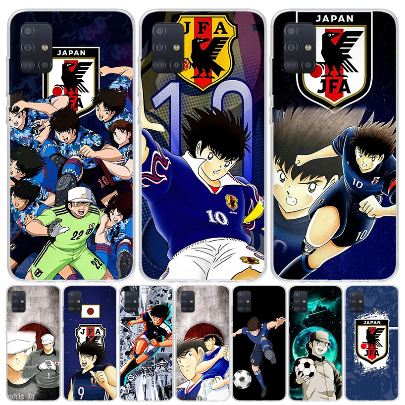 Captain Tsubasa Anime Case Phone Cover for Samsung Galaxy A51 A41 A31 A21S A21 A71 A50S A40 A30S A20E A10 A70 A6 A7 A8 A9 Fundas