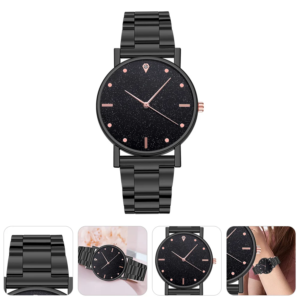 

1 pc Steel Women Watch Elegant Lady Wristwatch Lightweight Fashion Casual Business Daily Wear Business Women Watch Gift
