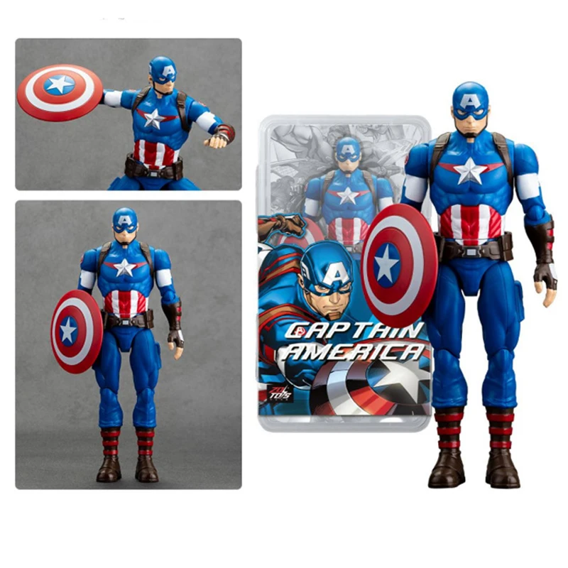 18CM Avengers Legends Figure ZDTDS Original Toy Set Spider Captain Miles Morales Thanos Ghost Iron Man Hulk Box Thor Falcon Doll view 3
