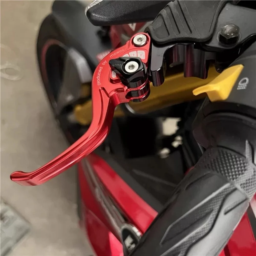 ل Haojue DR300 TR300 مخصص قصيرة إصبعين المنافسة دواسة فرامل القرن المقود رافعة الملحقات