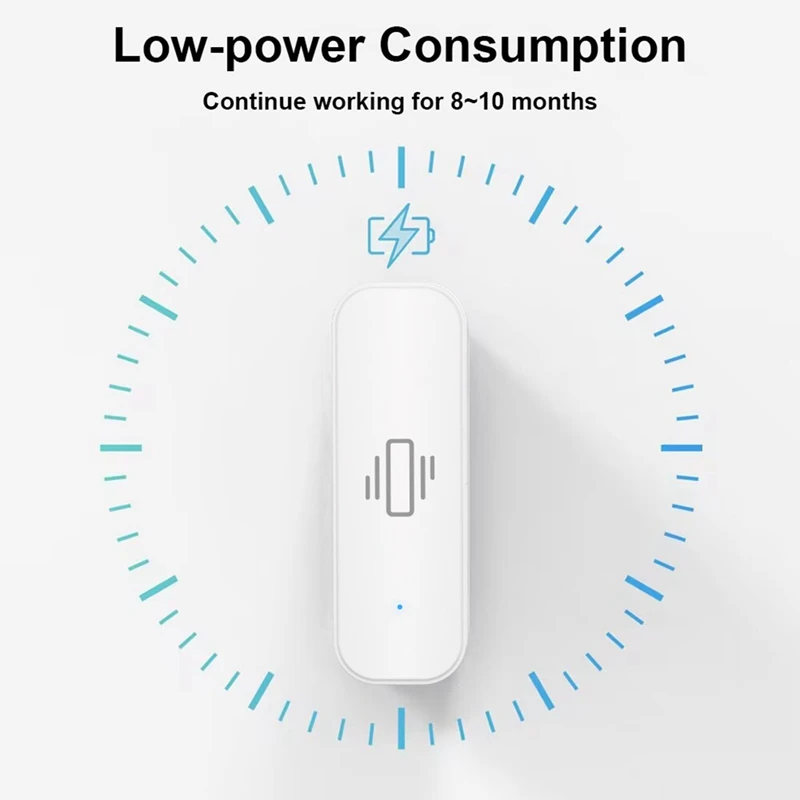 Tuya Slimme Trillingssensor Zigbee Tuya Sensor Monitor App Controle Beveiliging Zigbee Sensor Bewegingsschokalarm