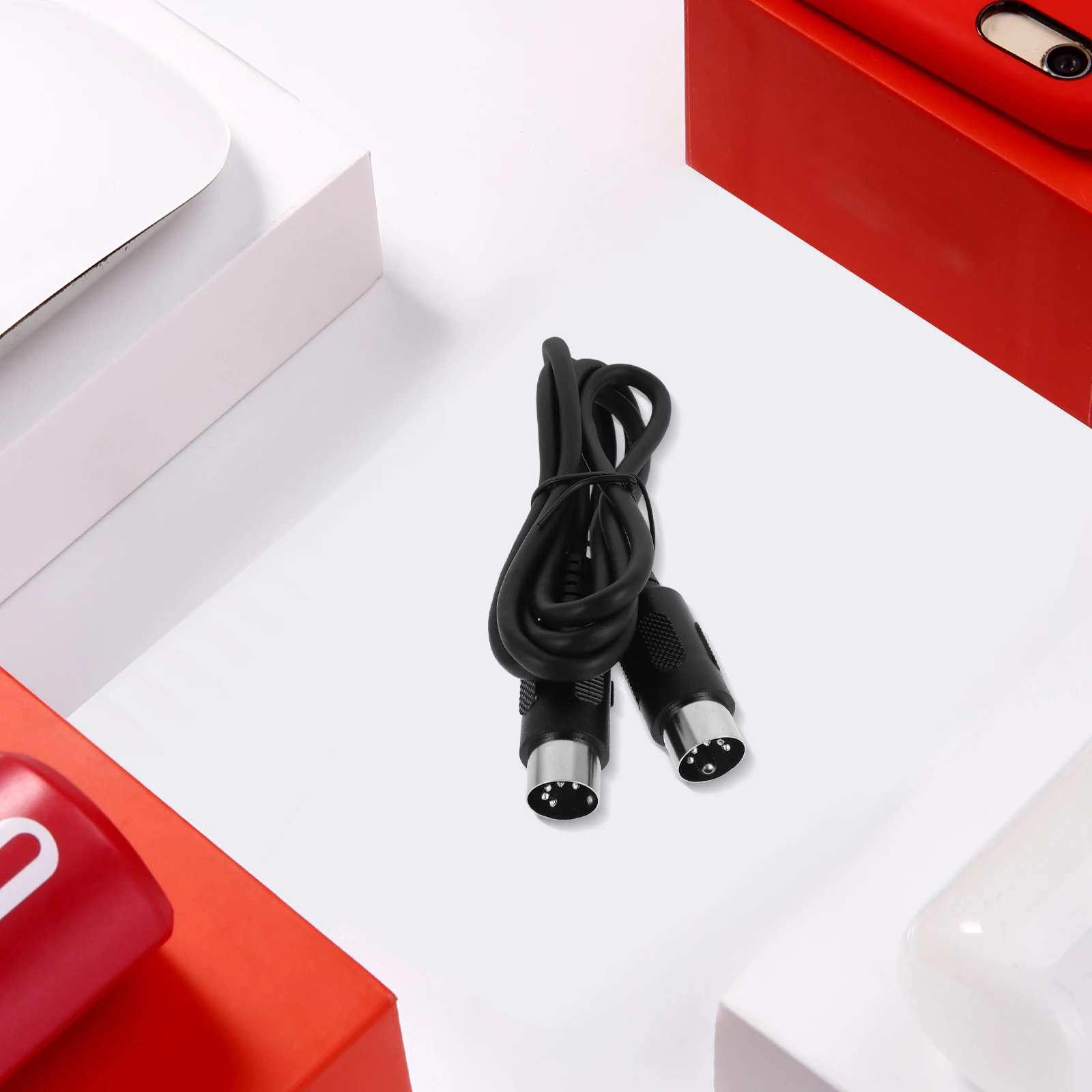 

Midi 5-Pin 1 Meter For Piano Keyboard Synthesizer Digital Drums Electronic Instruments Audio Equipment Connector Professional