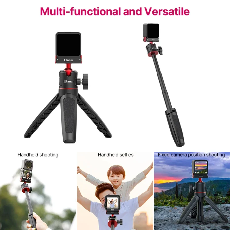 Ulanzi MT-50 Mini Magnetisch Statief Voor Dji Osmo Action 3 4 Verstelbare Statief Stand Quick Release Ballhead Action Camera Accessoire