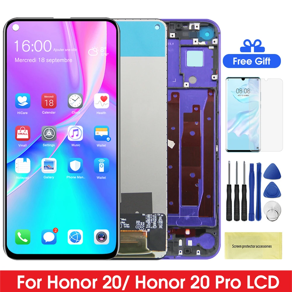 تقرير ونصيحة حول شاشة شاشة 6.26 بوصة لـ Honor 20 YAL-L21 مثالية لـ Honor 20 Pro YAL-AL00 وYAL-TL00
