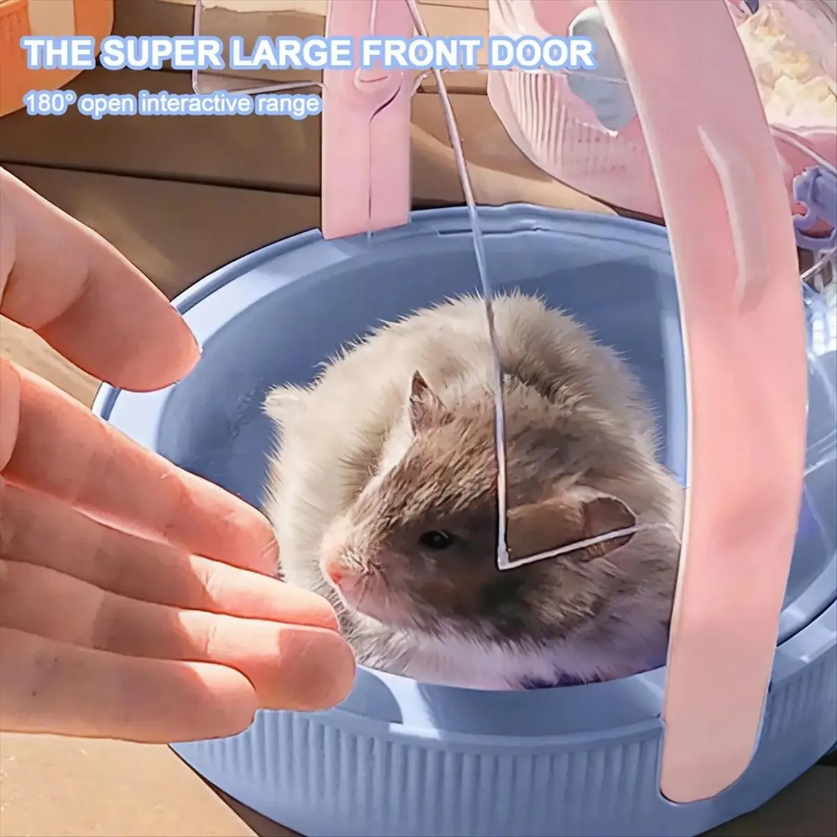 Cage de transport pour petits hamsters, hamsters nains, hérissons, avec bouteille d'eau, pour gerbilles B