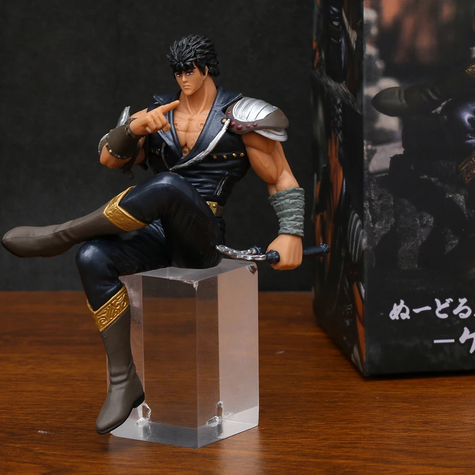 14cm Hokuto No Ken Kenshiro Noodle Stopper Figure Model PVC Toy Display Gift Collection Statue