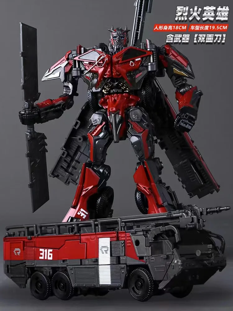 Robot de transformación de juguete para niños, robot de coche, modelo de estatuilla de coche de aleación