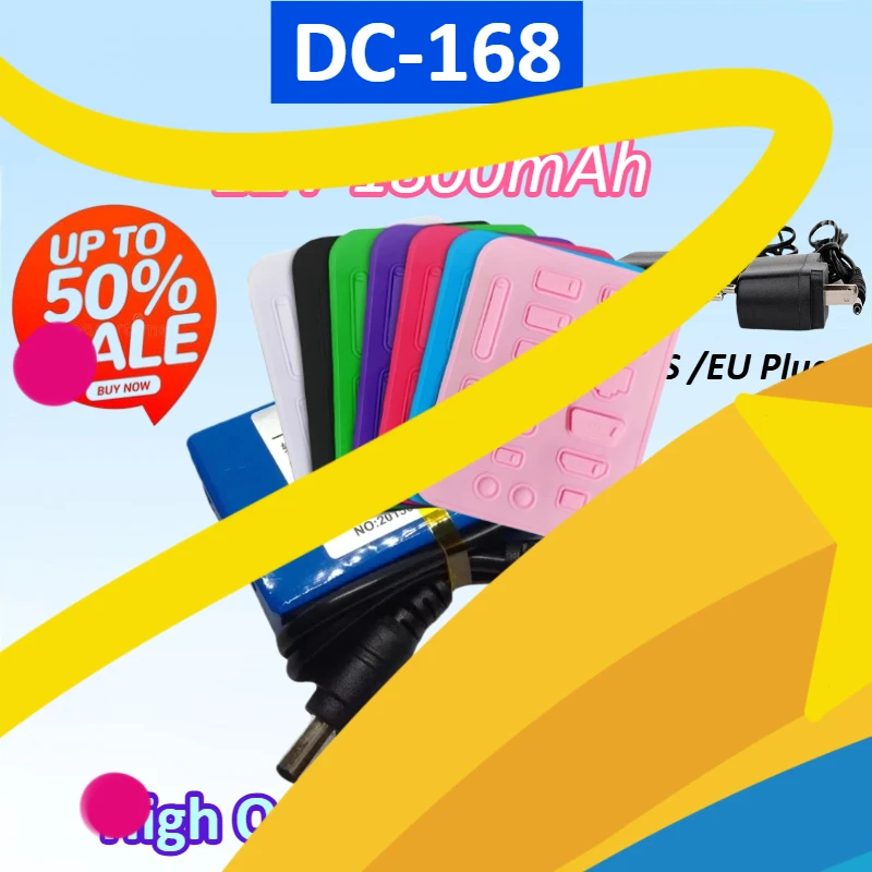 

Newly upgraded DC-168 12V 1800mAh emergency power supply Rechargeable Li-ion Battery Mini Portable Battery Pack for CCTV Camera