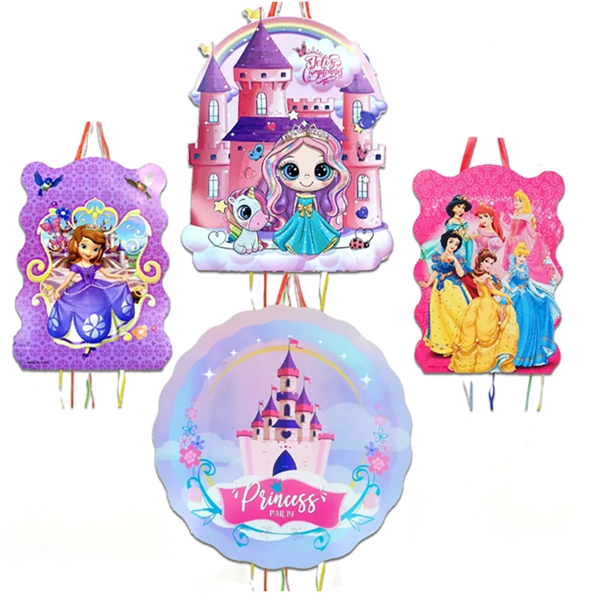 Disney Princess Castle Pinata Party Favor For Birthday Party School Party Decoration Anniversary Celebration DIY Toys