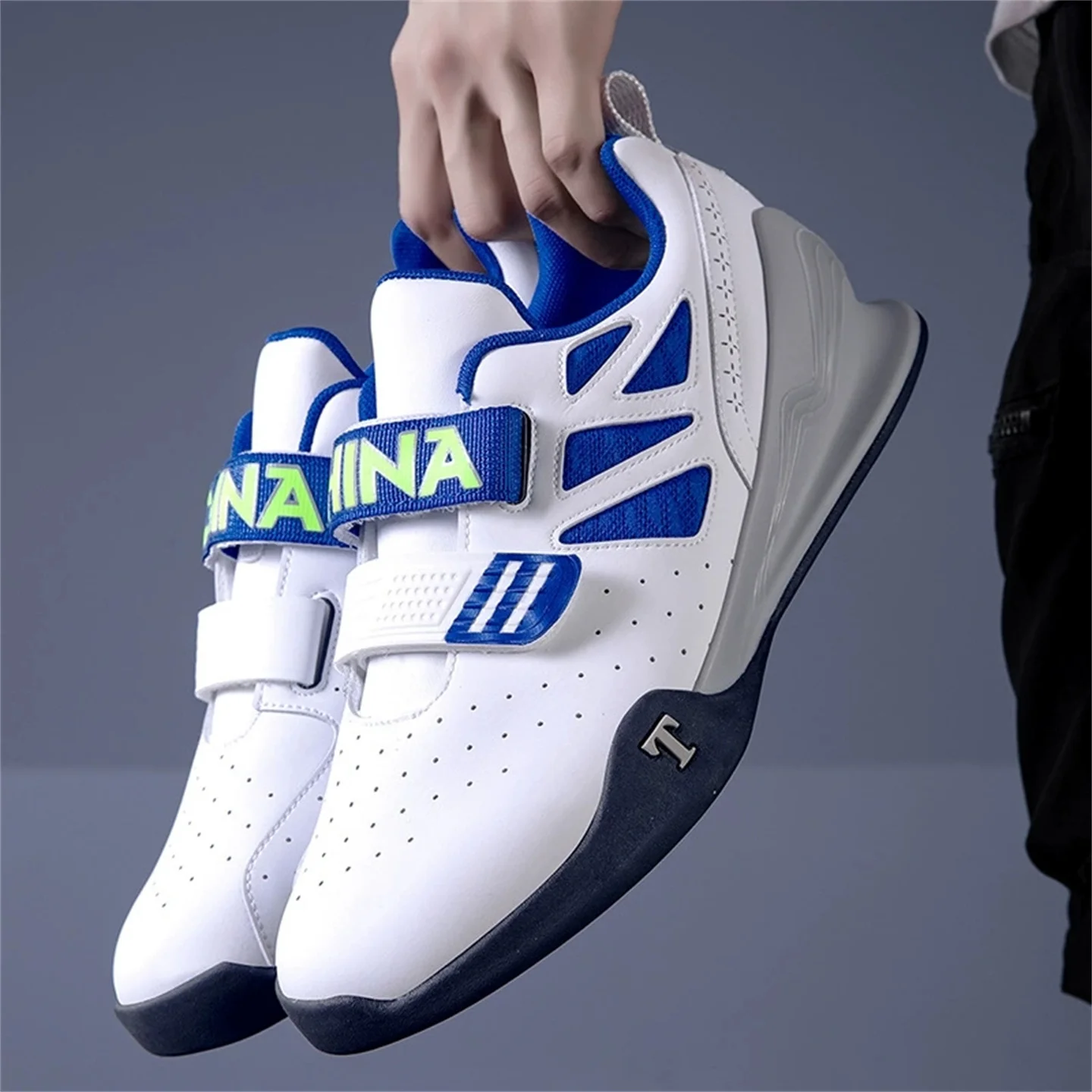 

Unisex Squat & Weightlifting Shoes: Indoor Fitness Powerlifting Training For Deadlifts/Rowing - Max Stability Support