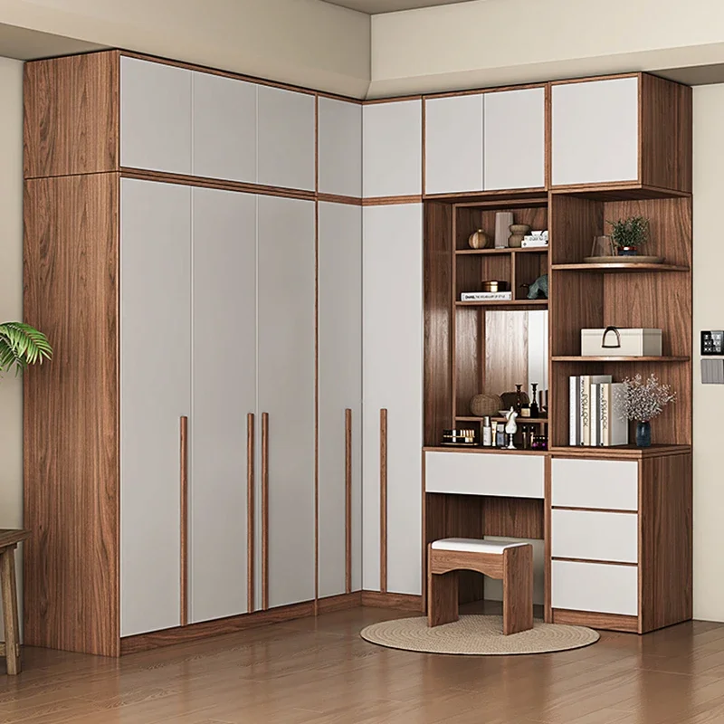 Clothes Pole Wardrobe Storage Drawers Items Dresser Luxury Wardrobe Bedroom Wooden Multifunctional Meuble Home Furnitures