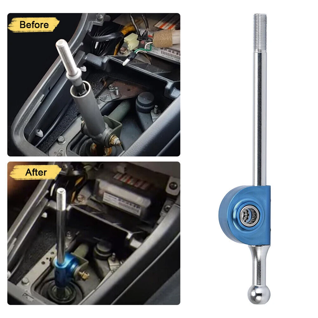 

Быстрые и плавные переключения передач с помощью алюминиевого рычага переключения передач, профессиональный короткий рычаг переключения передач, прочный и долговечный.