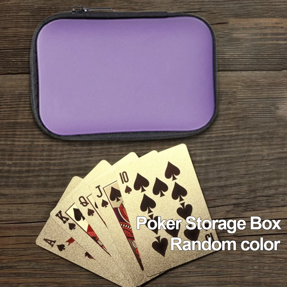 Convenient Practical Playing Card Box Playing Card Box Waterproof Trading Card Travel Case Versatile Applications for Party Game