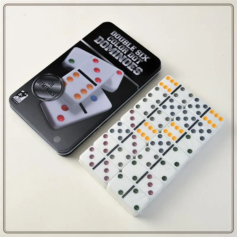 Надежный набор домино цвета слоновой кости, настольная игра домино, интерактивные шахматы и карты для родителей и детей, набор домино цвета слоновой кости, настольная игра домино, па