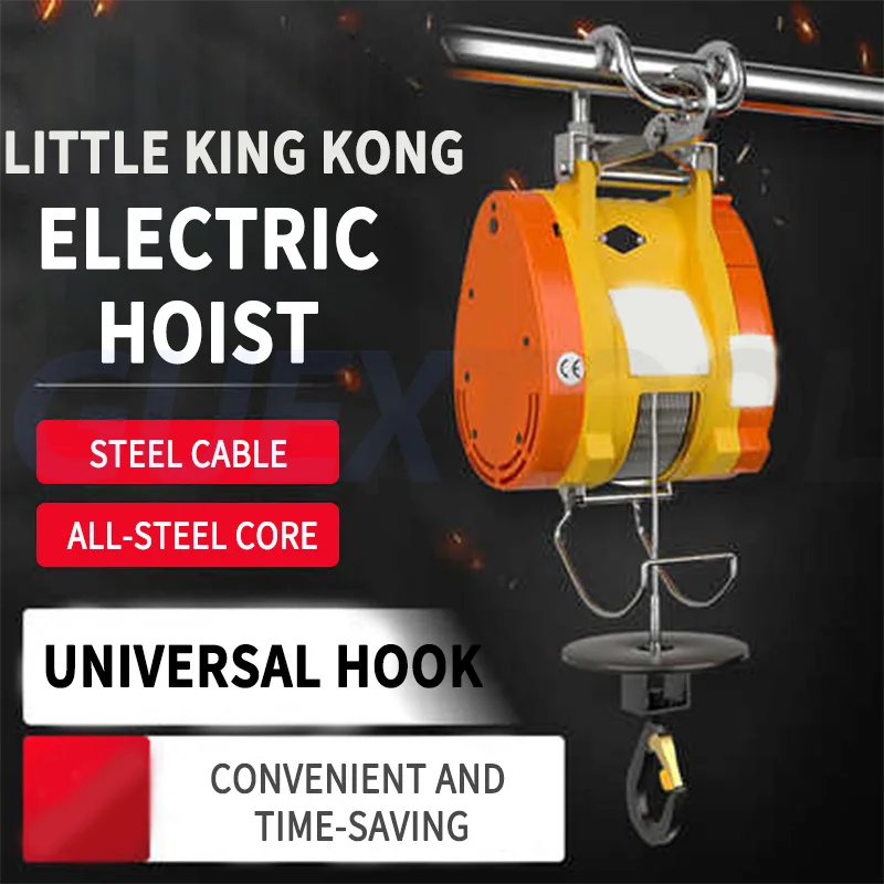 Electric Hoist Crane Lifting Remote Control Winch Engineering Specific Crane 160-250kg Can Be Used In Combination