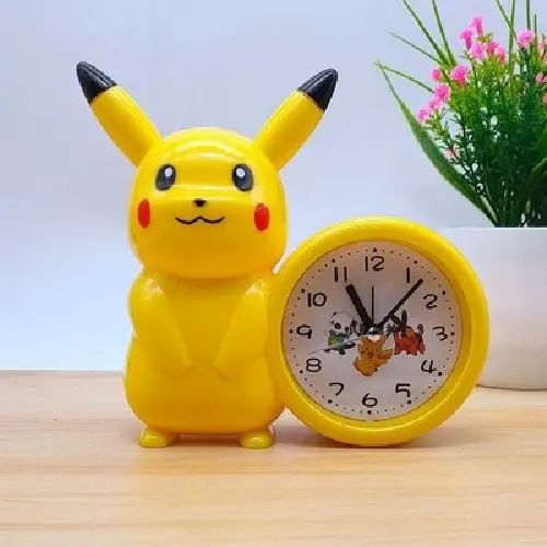 

Будильник Pikachu для детей, настольные часы с покемоном для учеников начальной и средней школы, для спальни, прикроватный столик