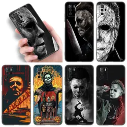 Horror Movie Halloween Black Silicone Phone Case For Xiaomi Redmi Note 9 10 11 11S 11T 12 13 Pro 5G Plus 9S 10S 12S